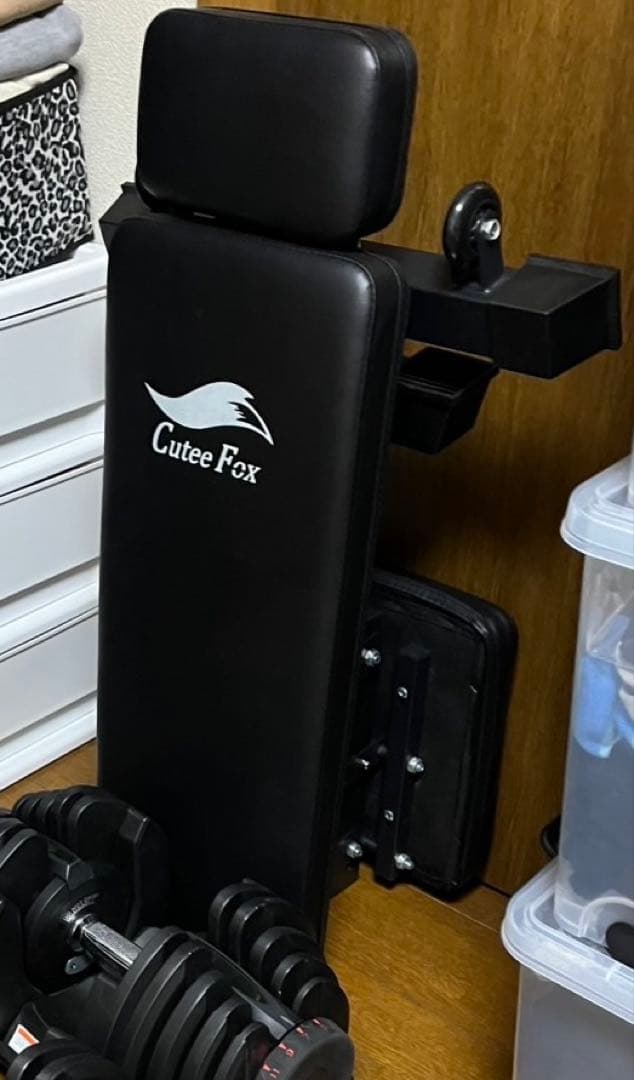 トレーニングベンチ(インクライン可)&40kg可変式ダンベル2個セット