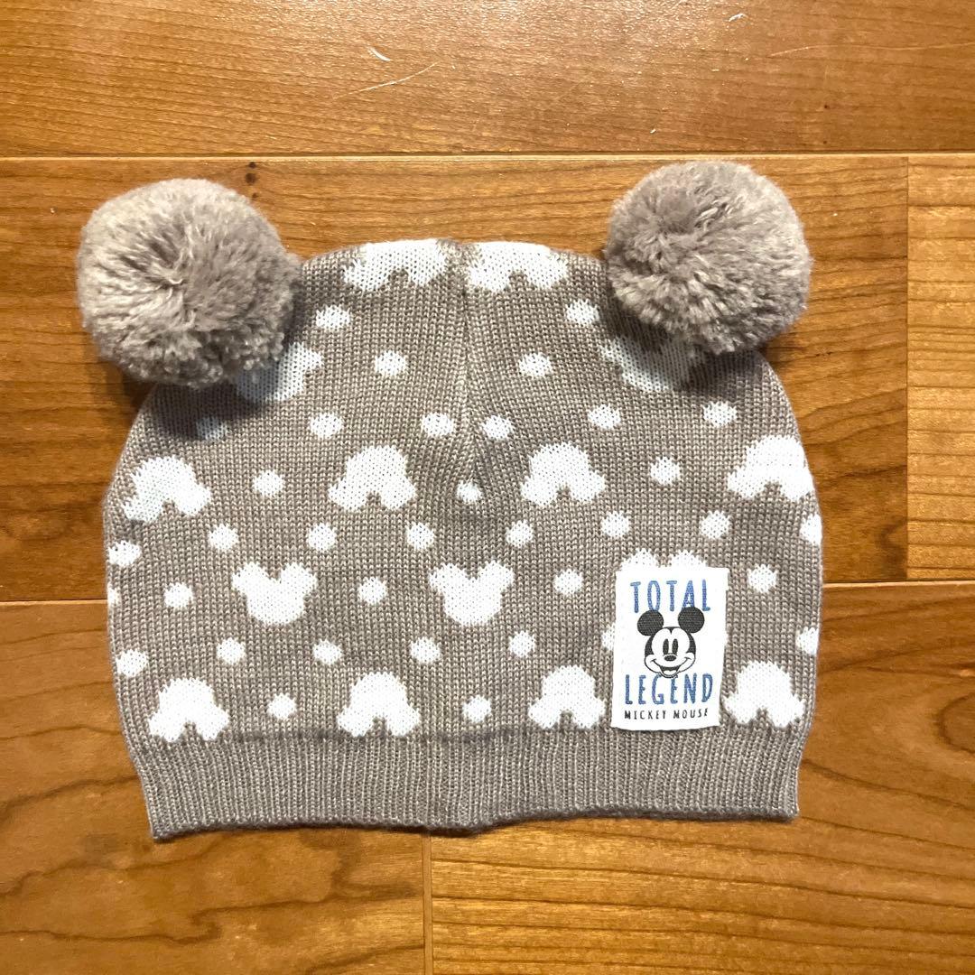 ディズニー ミッキー ニット帽 新品未使用 耳付き 西松屋 - メルカリ
