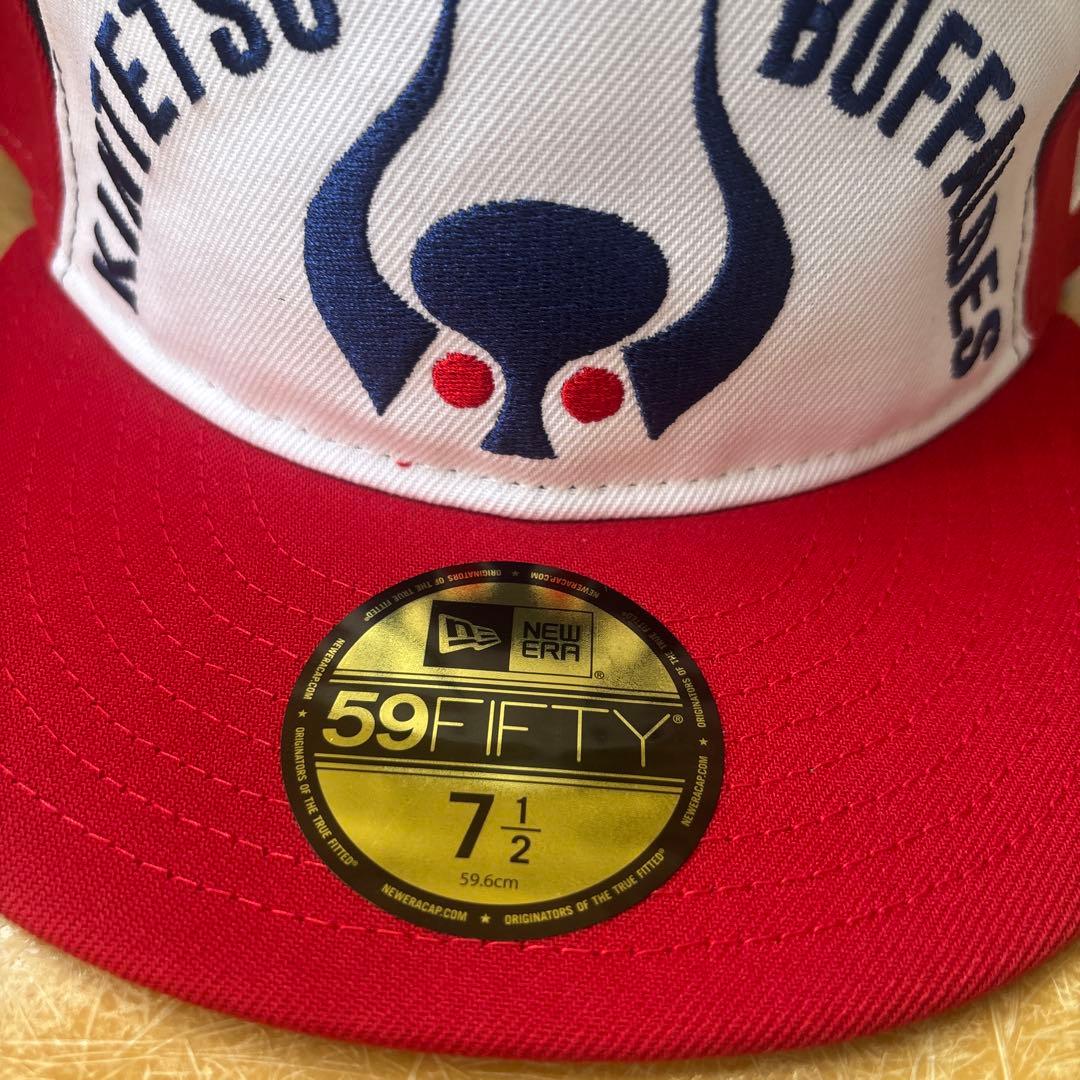 ニューエラキャップ 近鉄バファローズ×岡本太郎 7 1/2 - メルカリ