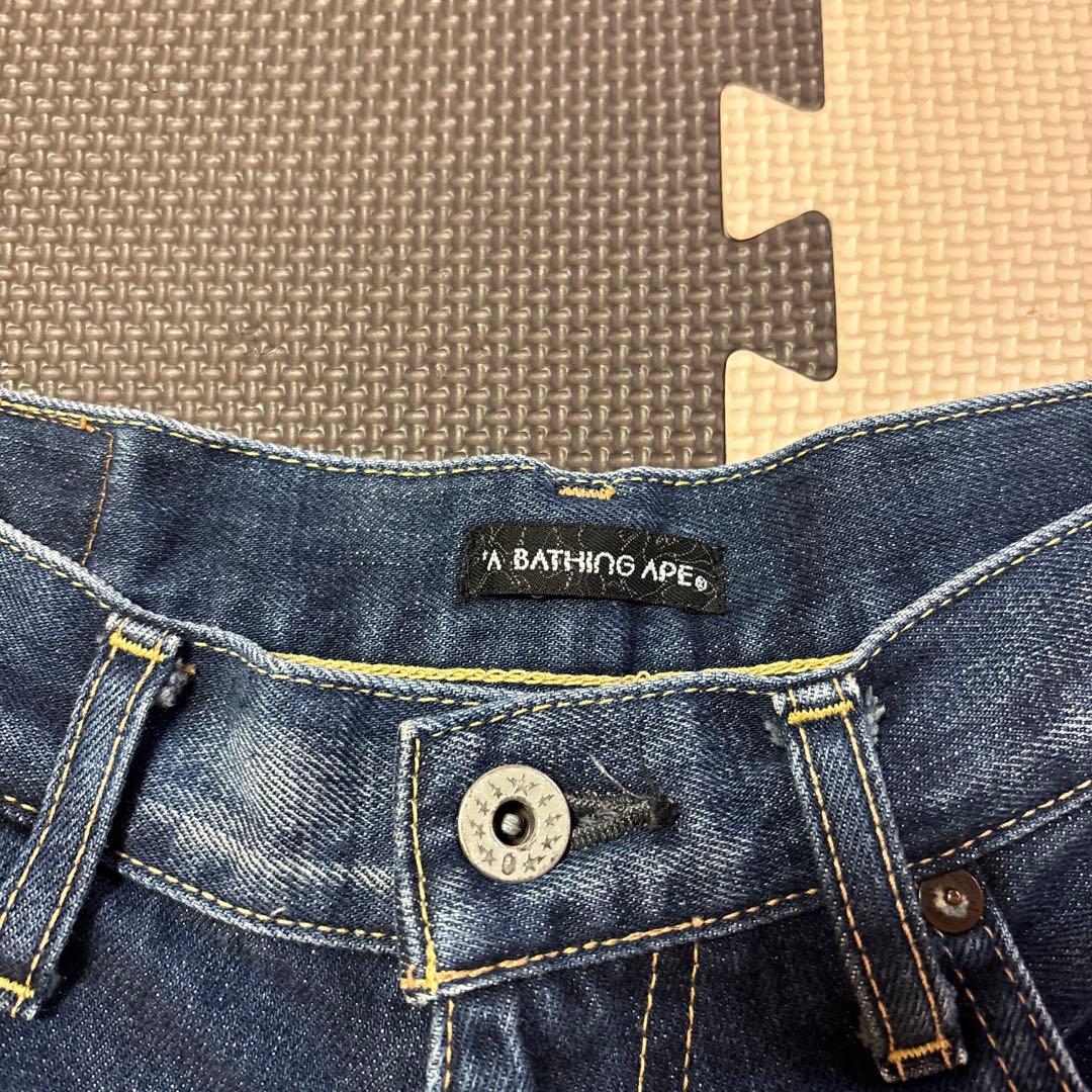 アベイシングエイプ　青山限定スタープリントデニム　サイズM