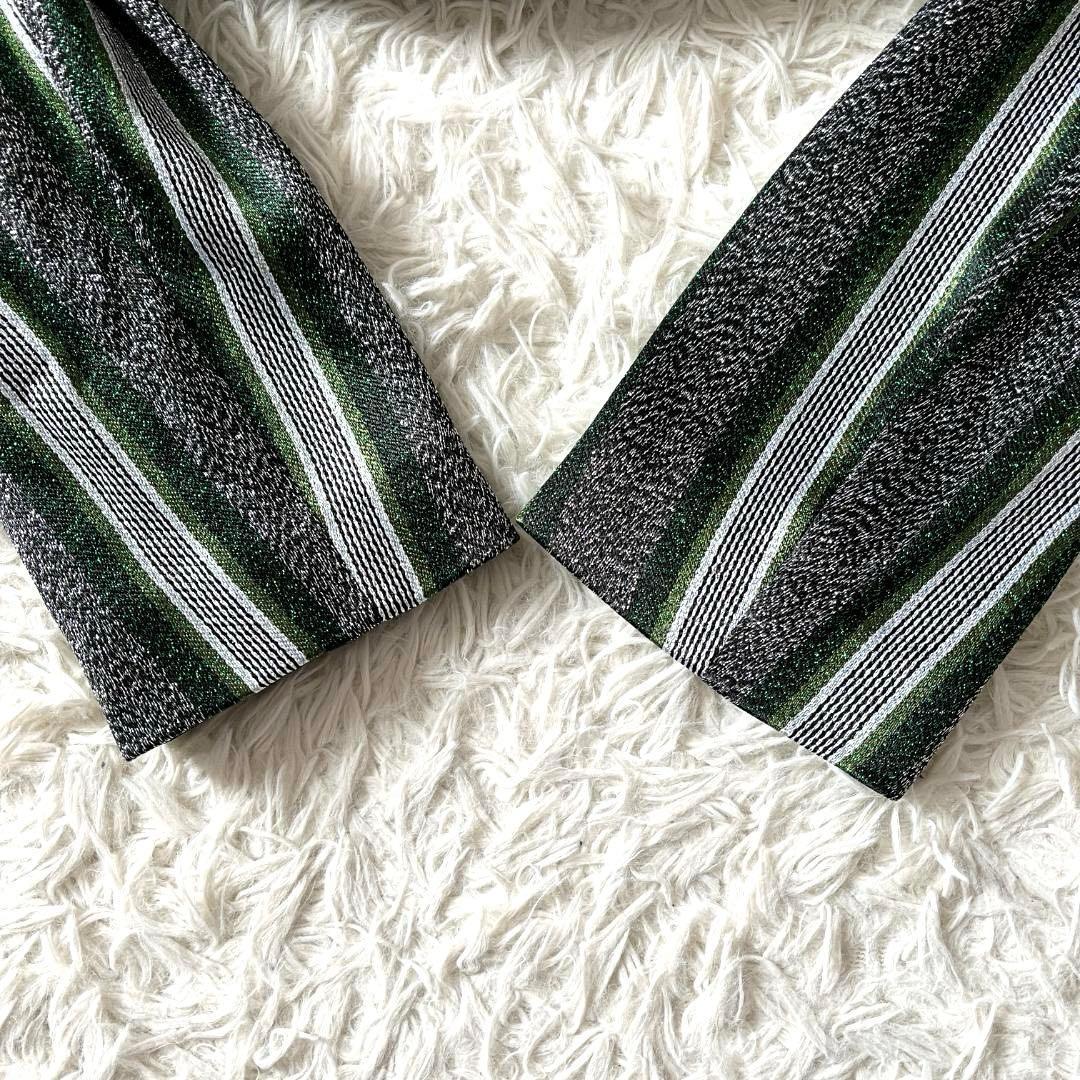 タグ付極美品　EMPORIO ARMANI ラメ入りロングガウンコート 44