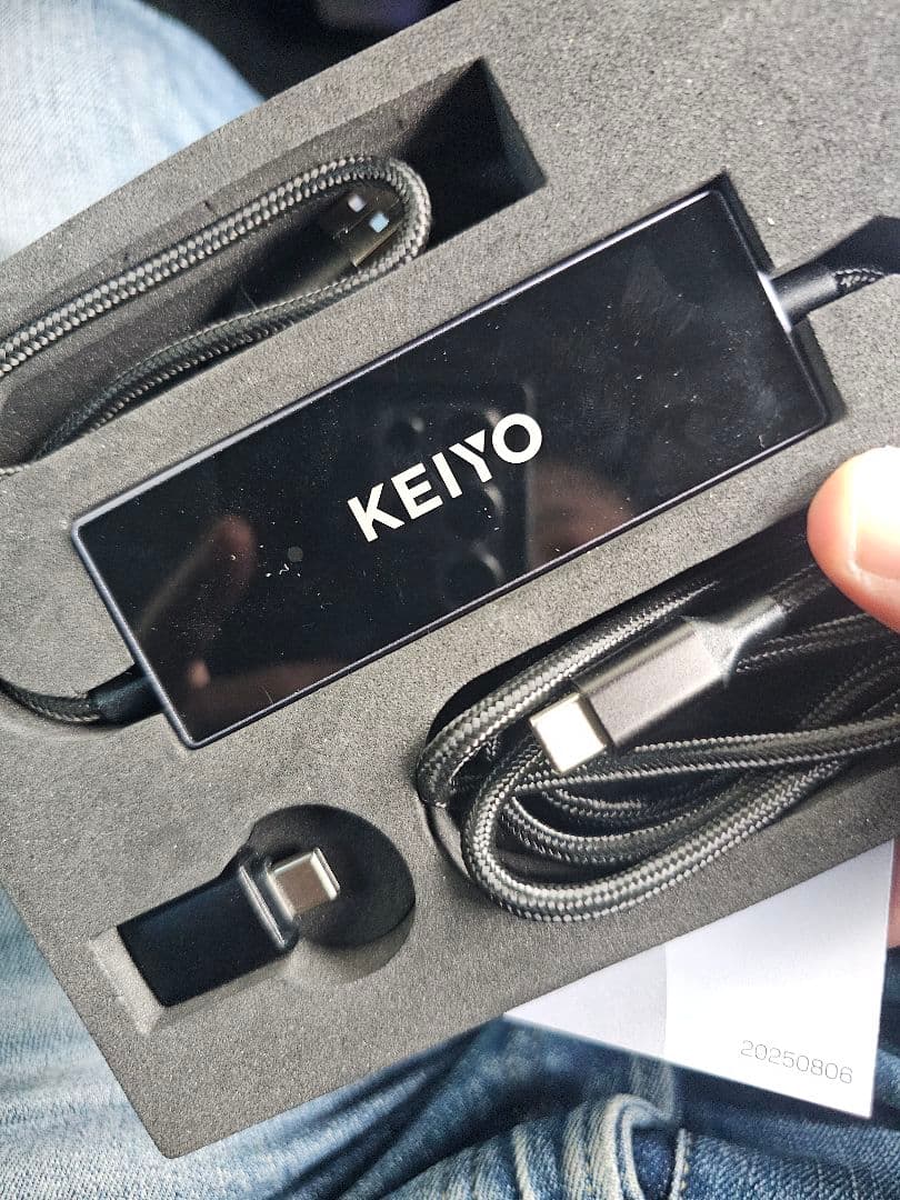 KEIYO ミラータッチカーアダプター AN-S155（１度のみ接続）