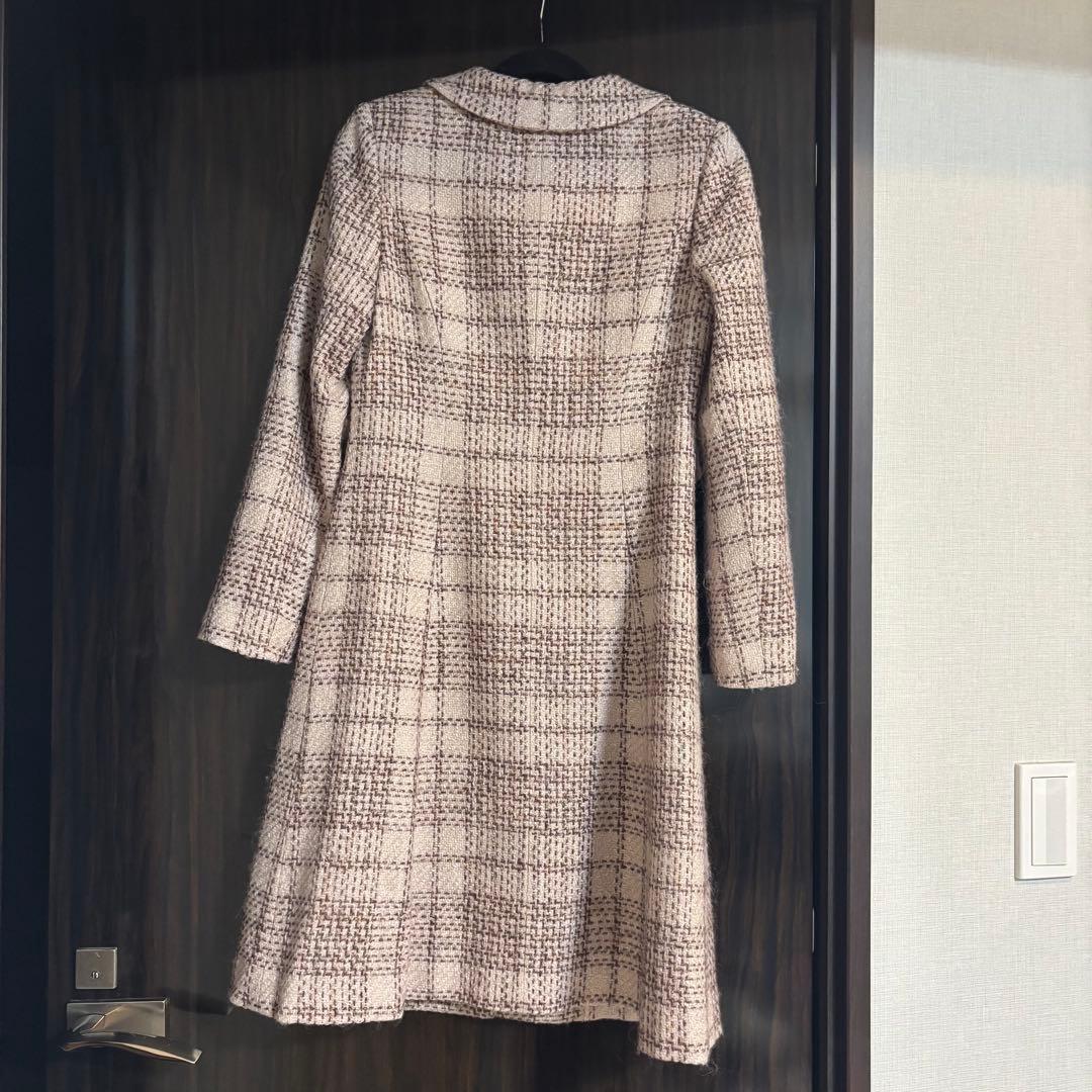 最終値下げ1/13まで処分予定　チェックツイードAラインコート