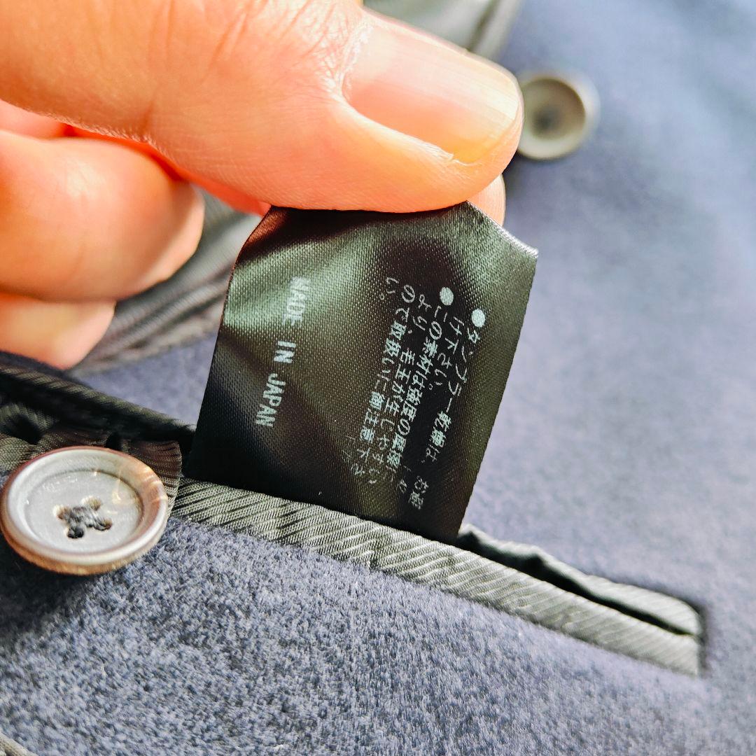 【美品】The reracs／チェスターコート／サイズ46／ネイビー