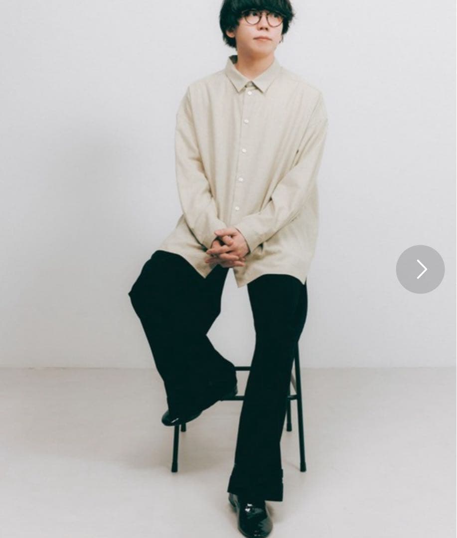 sumika 片岡健太 ブラックワイドデニムパンツ