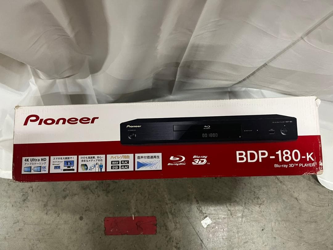 Pioneer ブルーレイプレーヤー 4Kアップスケーリング BDP-180-K
