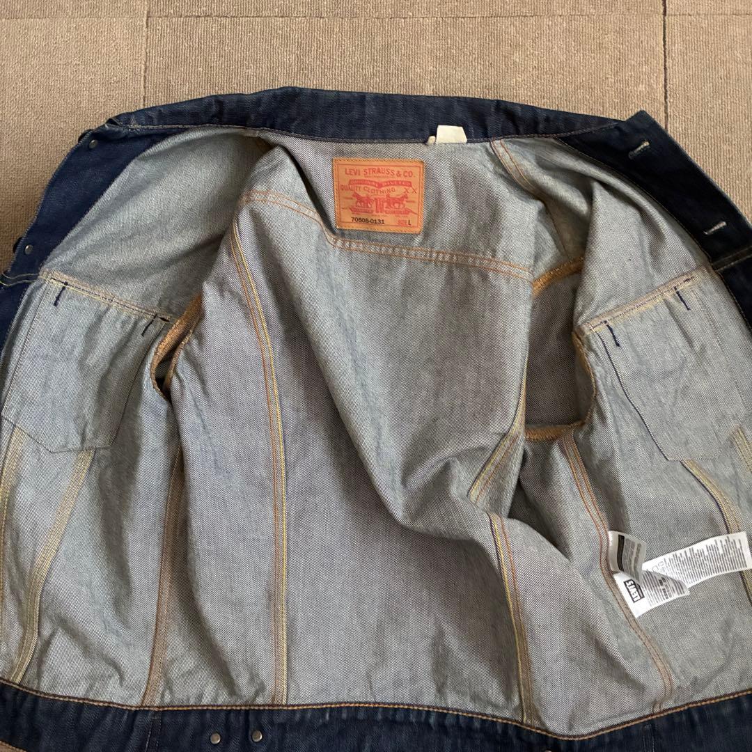 USA製 LVC デニムジャケット 70505 ビッグE サード L フォース