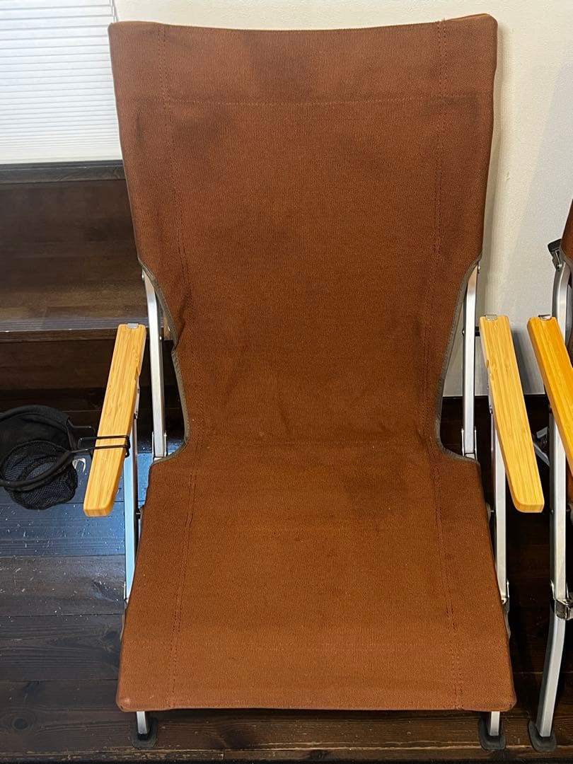 【美品】スノーピーク　ローチェア30　ブラウン2脚 & カップホルダー2個