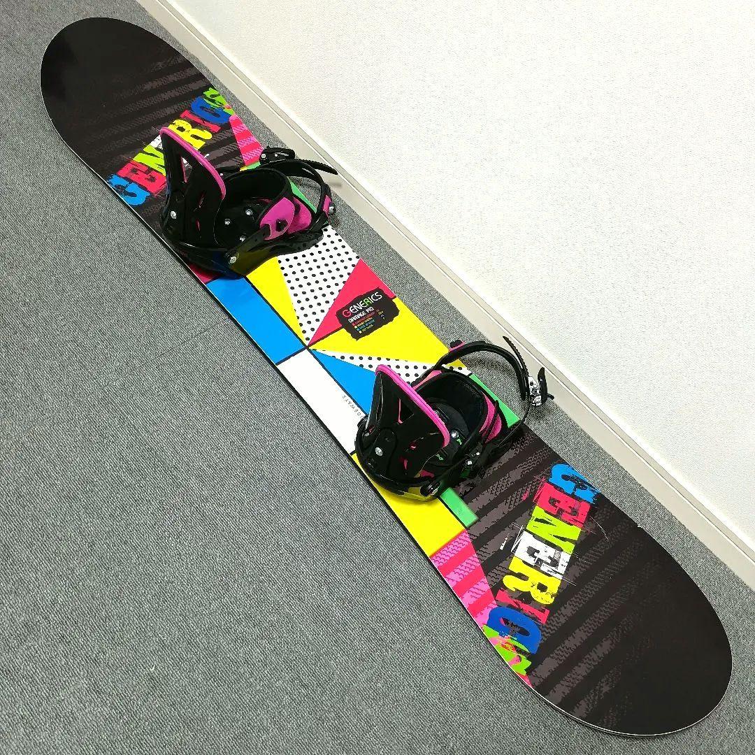 【最終価格】スノーボードセット Generics 140cm IGNIO S/M