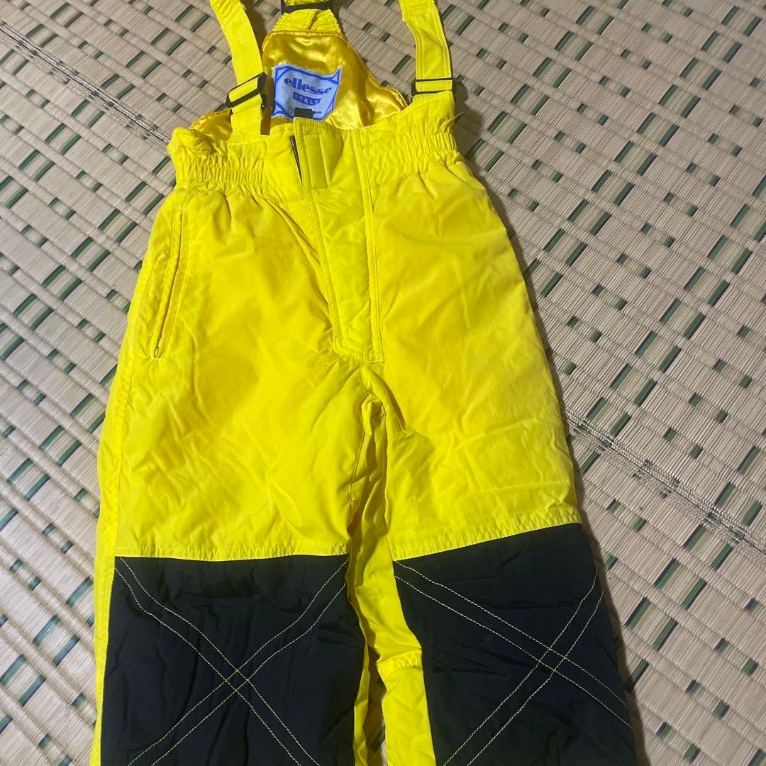 ellesse スキーウェア イエロー/ブラック 上下セット ☆最終値下げ☆