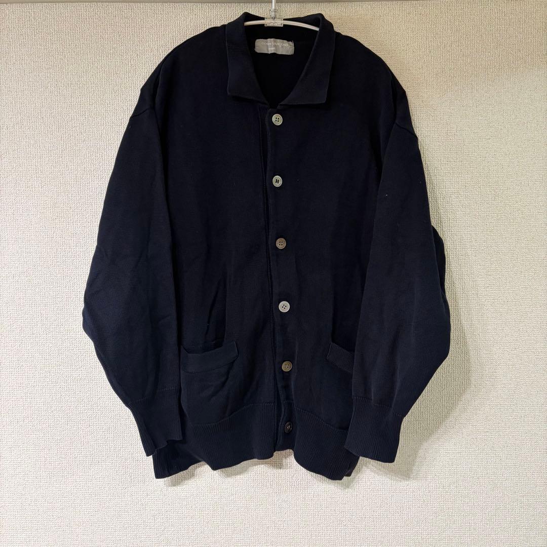 90s COMME des GARCONS HOMME カーディガン　ネイビー