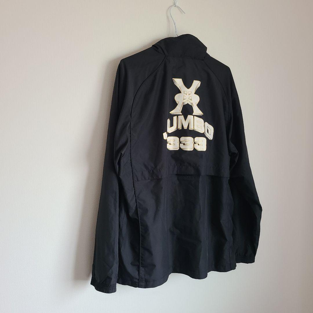 希少 JUMB0333 ジャンボ尾崎 ナイロンジャケット　ロゴ　美品　ゴルフ