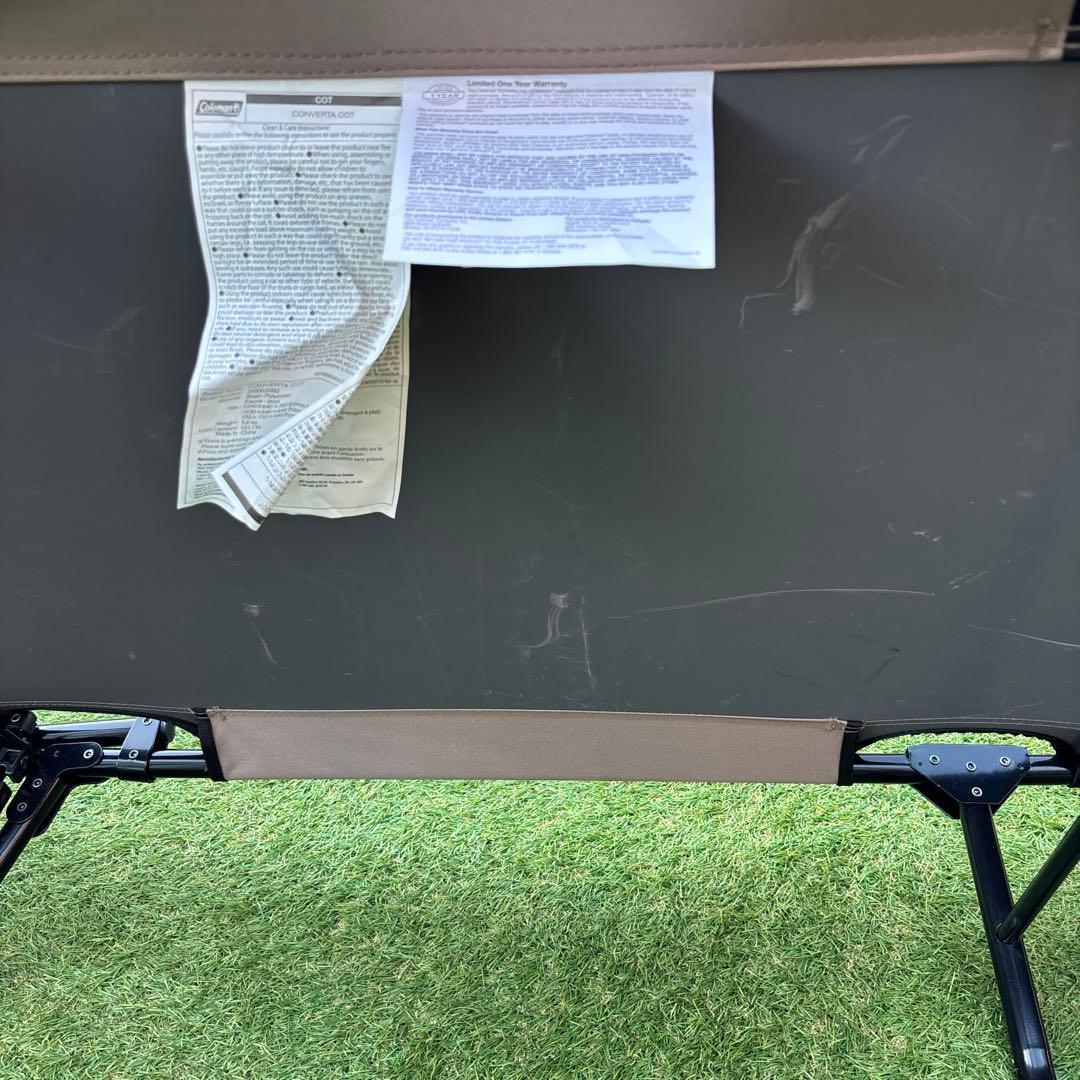 コールマン コンバータ コット コヨーテ　2点セット売り 折畳み　Coleman