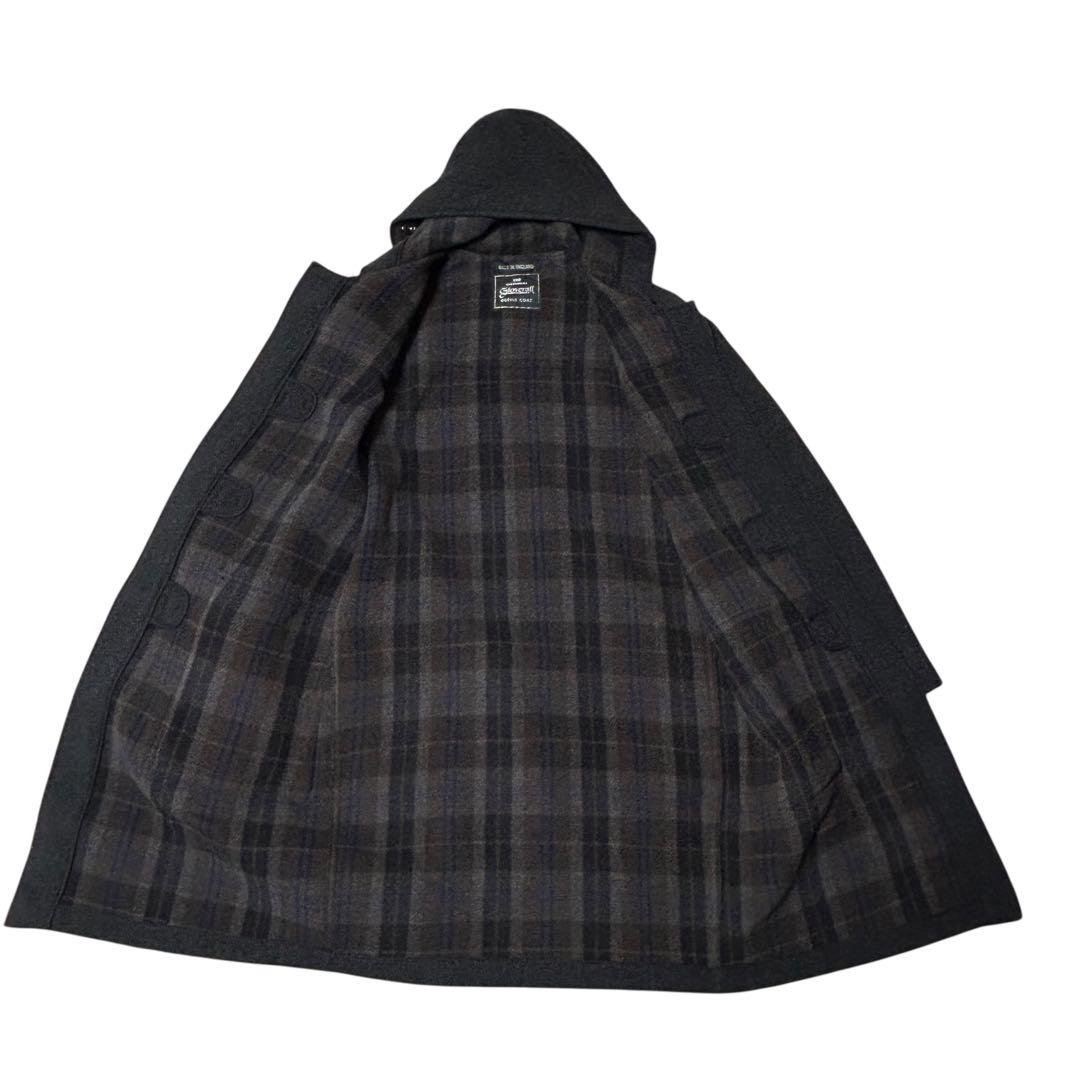 美品 90s グローバーオール ダッフルコート ヘリンボーン L 英国製