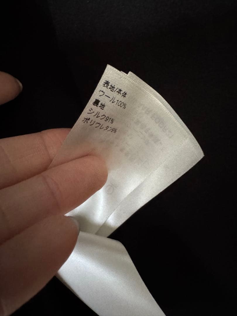 秋冬ワンピ ルイヴィトン ネイビー 半袖 ひざ丈ワンピース 38