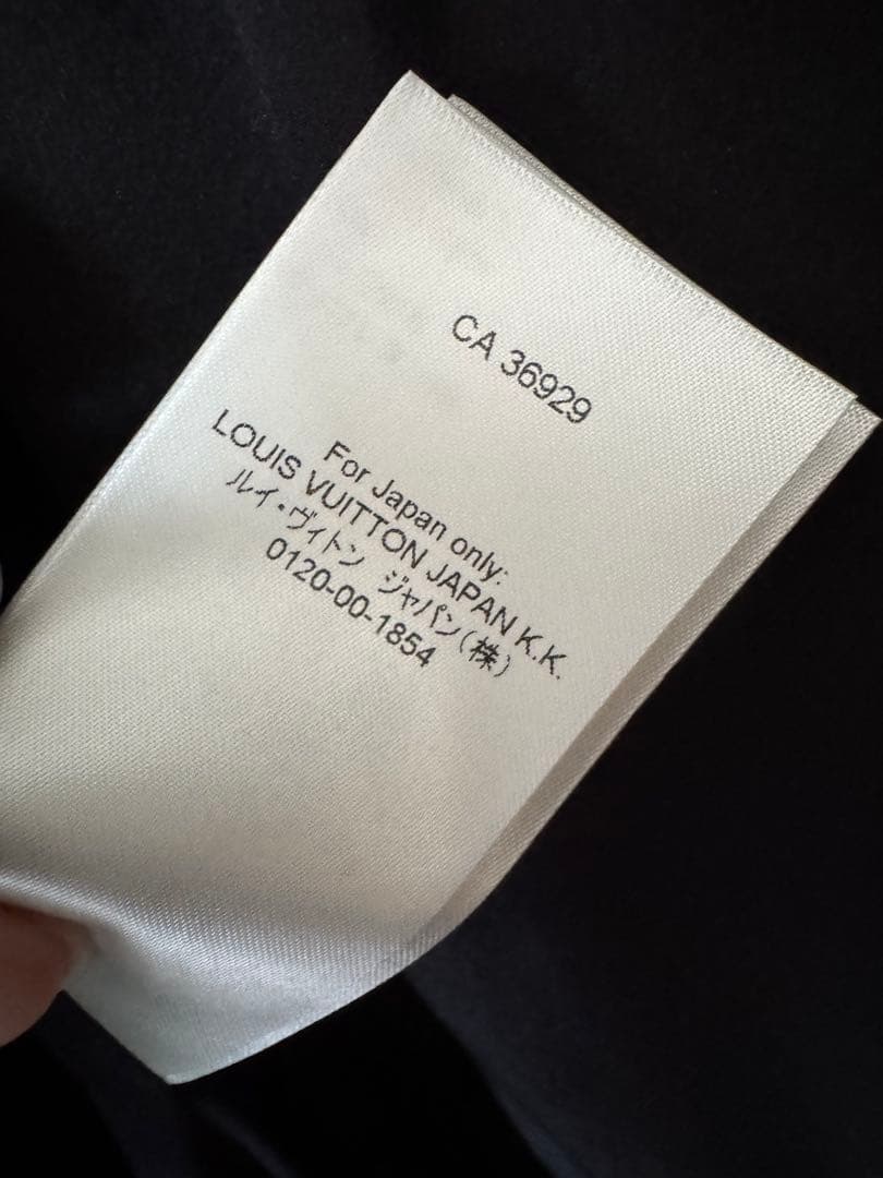 秋冬ワンピ ルイヴィトン ネイビー 半袖 ひざ丈ワンピース 38