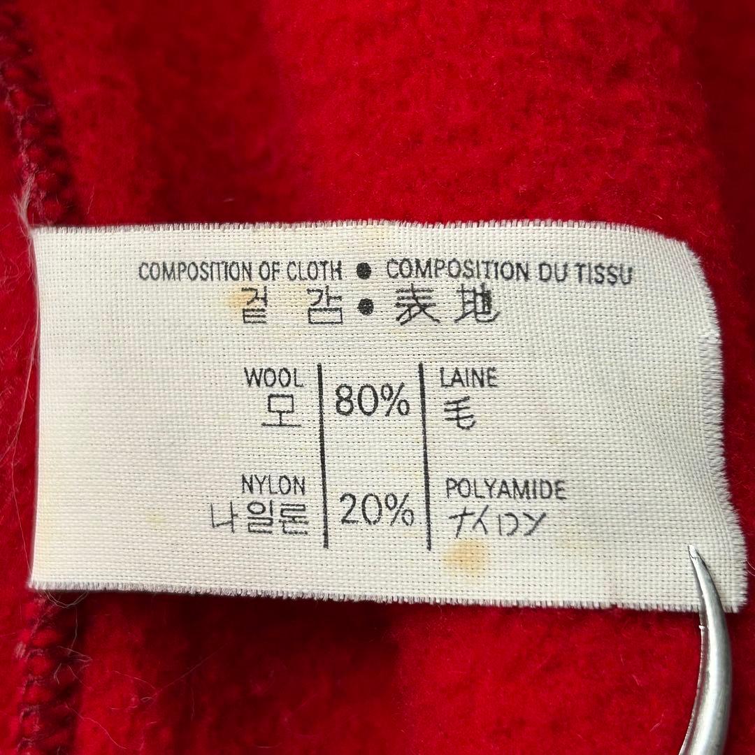 美品 希少カラー 英国製 グローバーオール ダッフルコート 赤 レッド