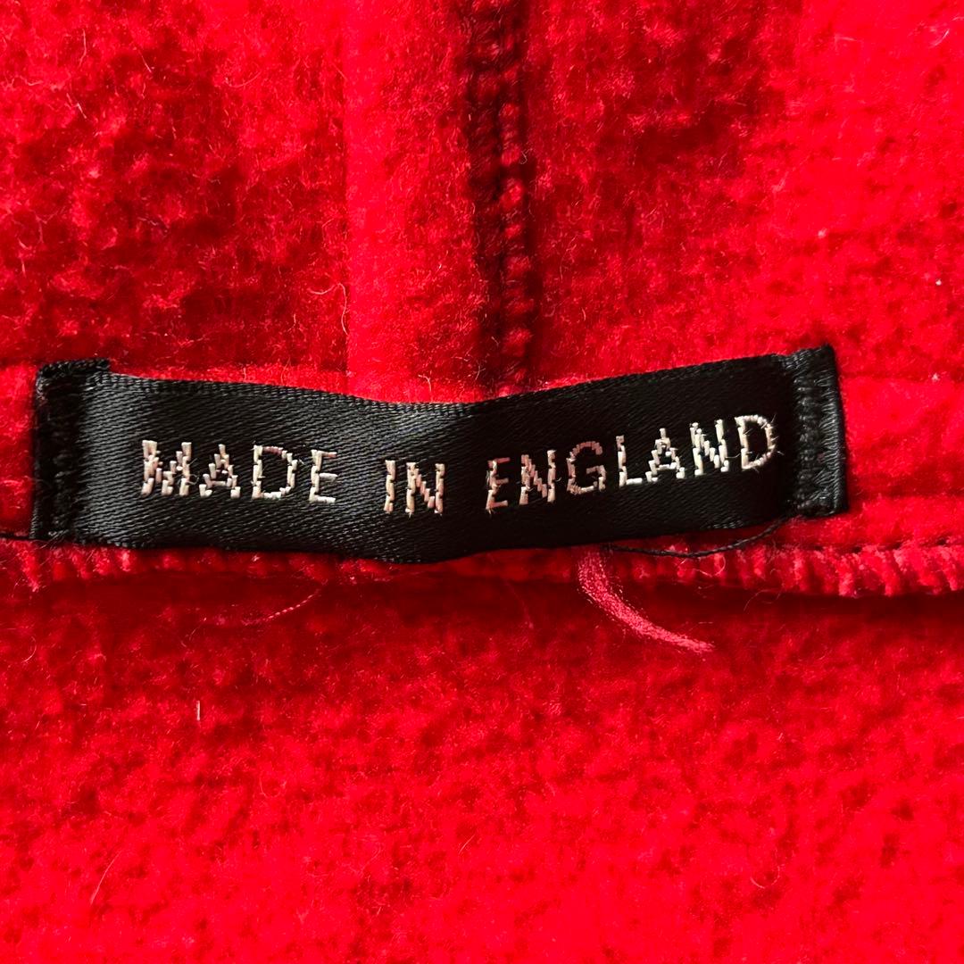 美品 希少カラー 英国製 グローバーオール ダッフルコート 赤 レッド