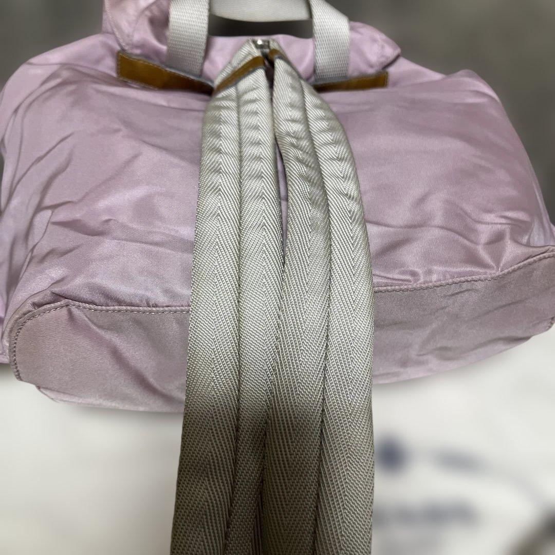 プラダ　PRADA ナイロンリュック　ピンク　バッグパック