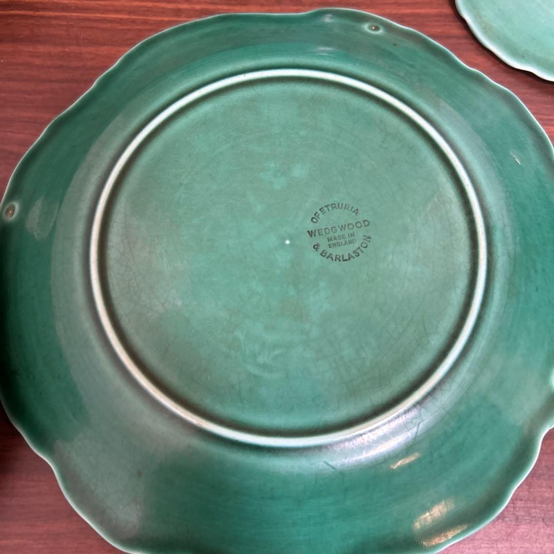 ウェッジウッド マジョリカ焼 greenleaf プレート皿 6枚セット