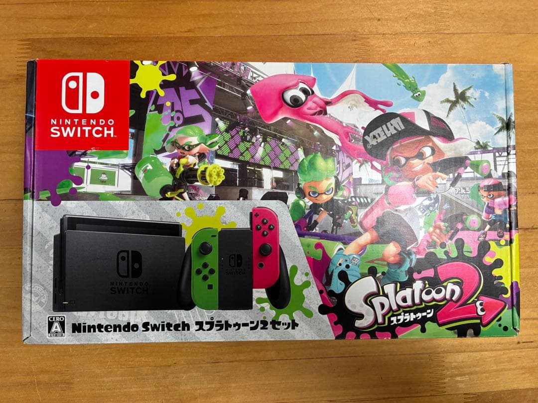 動作確認済Switch 本体 箱付＋追加Joy-Con＋128GBmicroSD