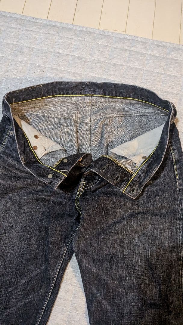 FULLCOUNT フルカウント 1474 ブラックデニム 耳付 W34