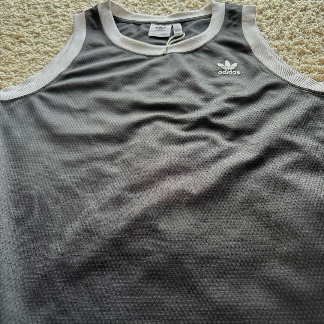 【極美品】adidas アディダス タンクトップ ノースリーブ メッシュ 2XL