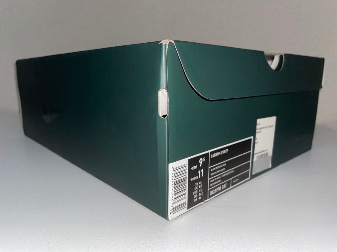 NIKE LEBRON XVI EPレブロン16 EP 黒・金 27.5cm