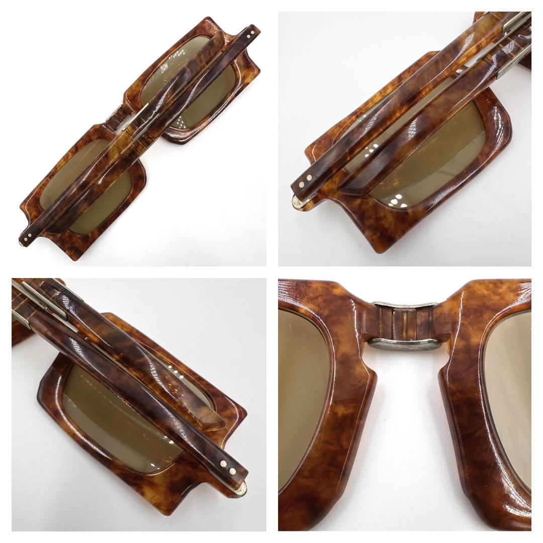 Pierre Cardin ピエールカルダン サングラス 度なし 折りたたみ式