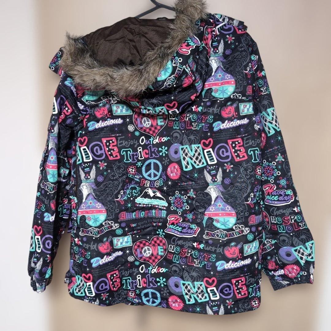 「美品」 スノーボードウェア上下&スノーグローブ3点 女性用