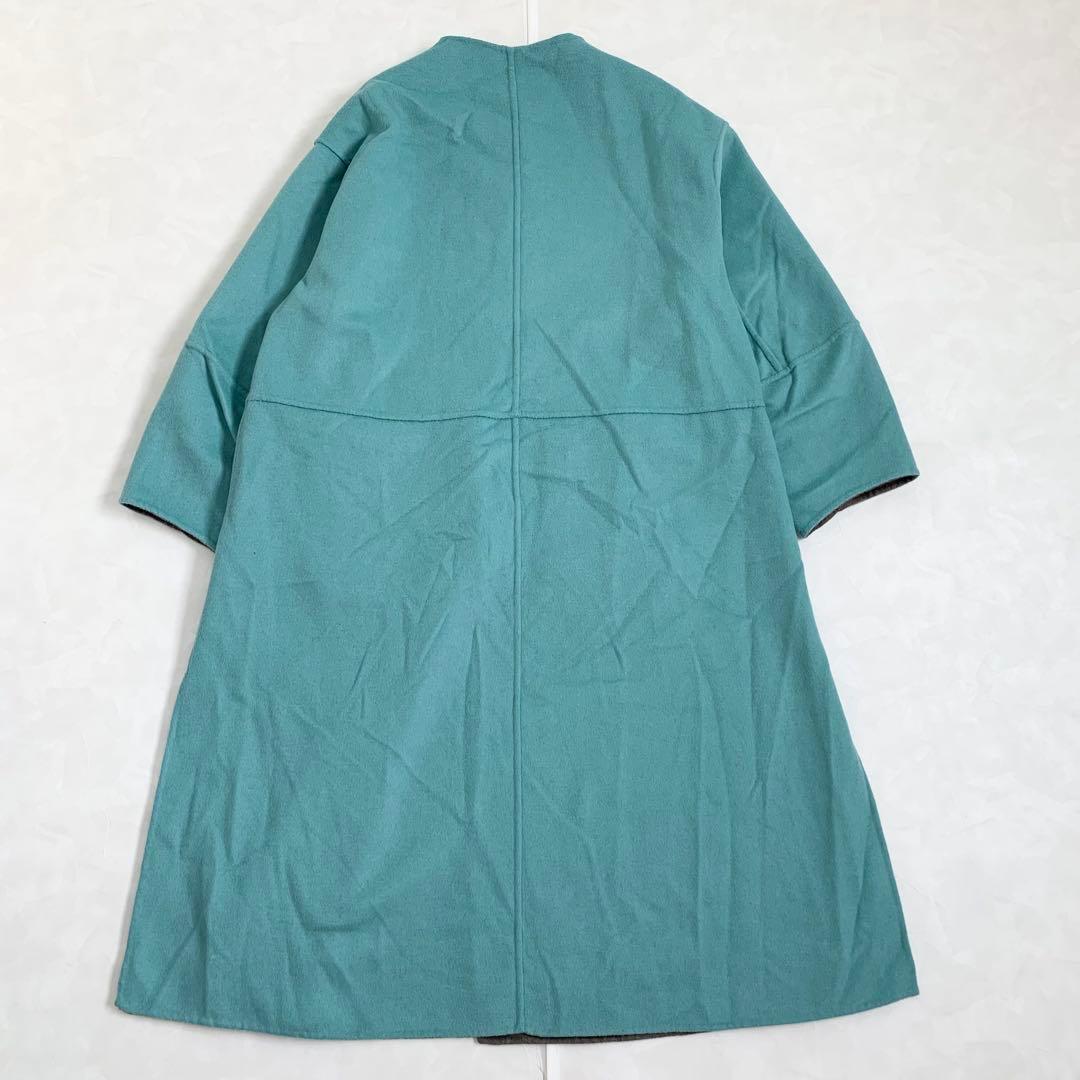 新品タグ付き✨ シンプリシティエ　23AW S120ブレンドリバーシブルコート