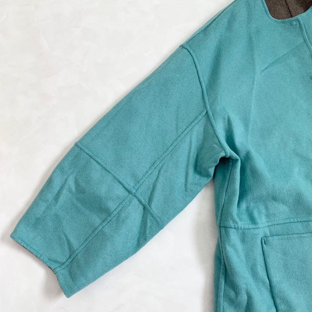 新品タグ付き✨ シンプリシティエ　23AW S120ブレンドリバーシブルコート