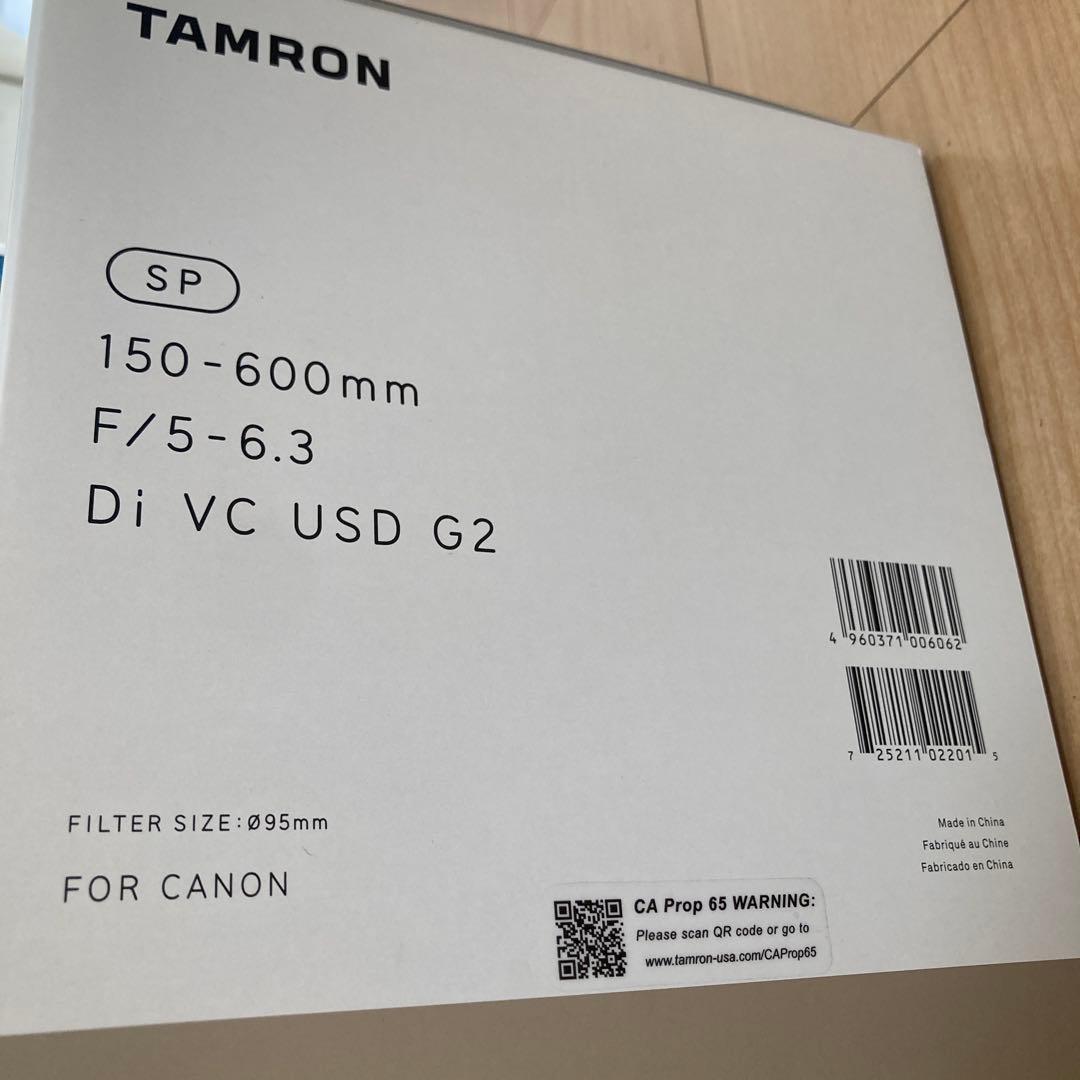 未開封タムロン A022 SP 150-600mm F/5-6.3 CANON