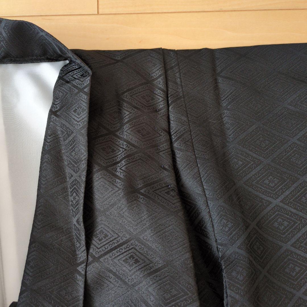 一式フルセット　七五三　着物　男の子　５歳　袴　黒