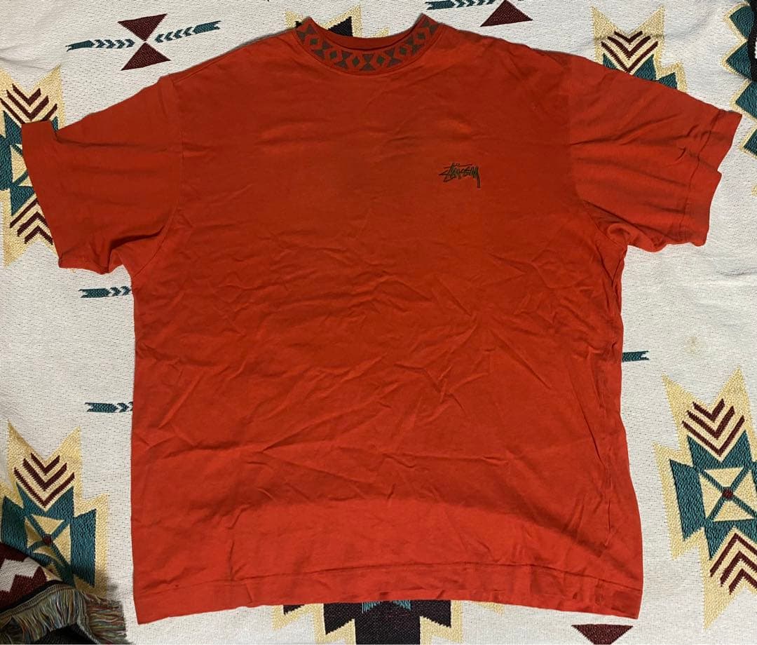 1980's OLD STUSSY“MOCK NECK”首リブ Tシャツ 黒タグ - メルカリ