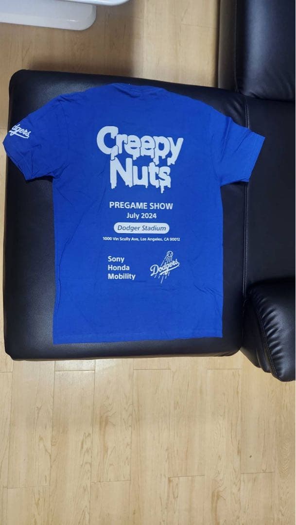 7/20 限定配布AFEELA × creepy nutsドジャースＴシャツ
