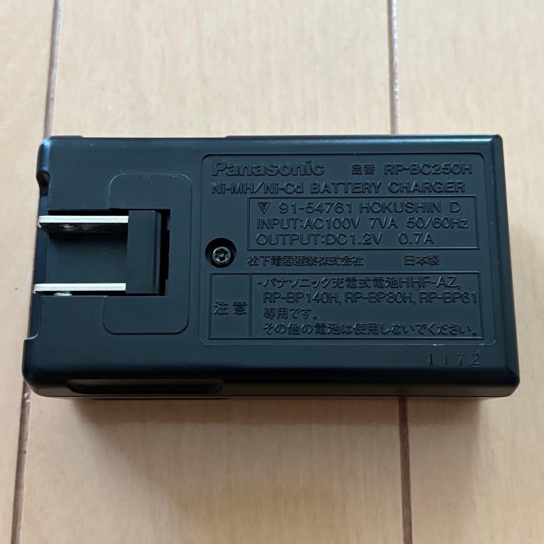 Panasonic ポータブル MDプレーヤー SJ-MJ33 オレンジ 充電器 - メルカリ