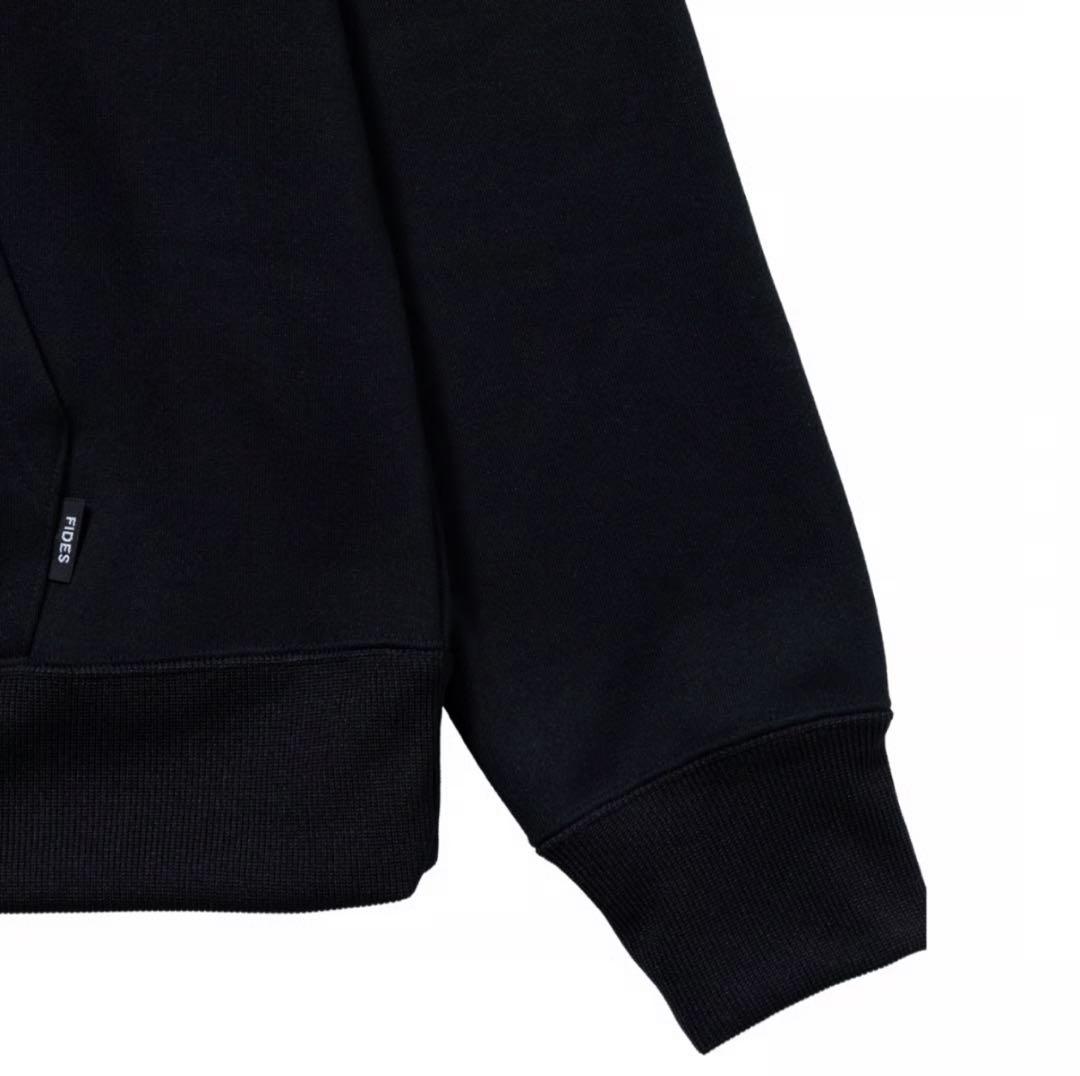 FIDES × CLUBHAUS Logo Parka - Black