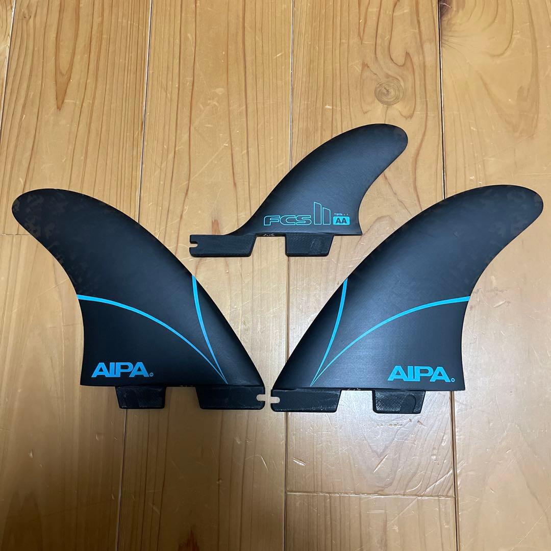 FCS2 アキラ アイパ ツイン スタビライザー スタビ 3枚 フィン 中古