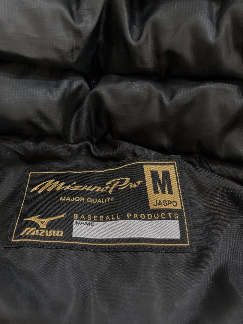 Mizuno Pro メジャークォリティ美品！ ダウンロングコート 黒　M