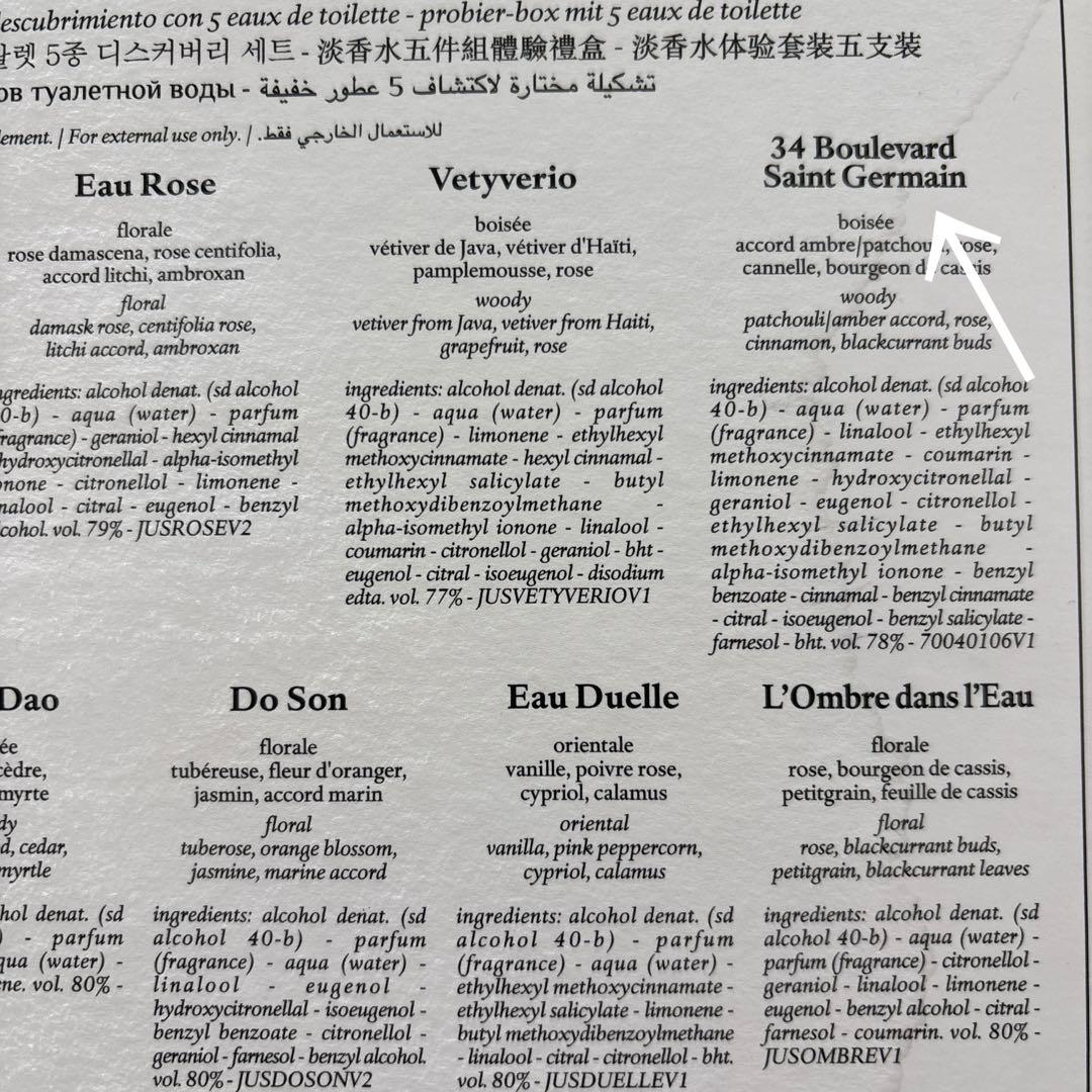 Diptyque 香水セット ギフトボックス