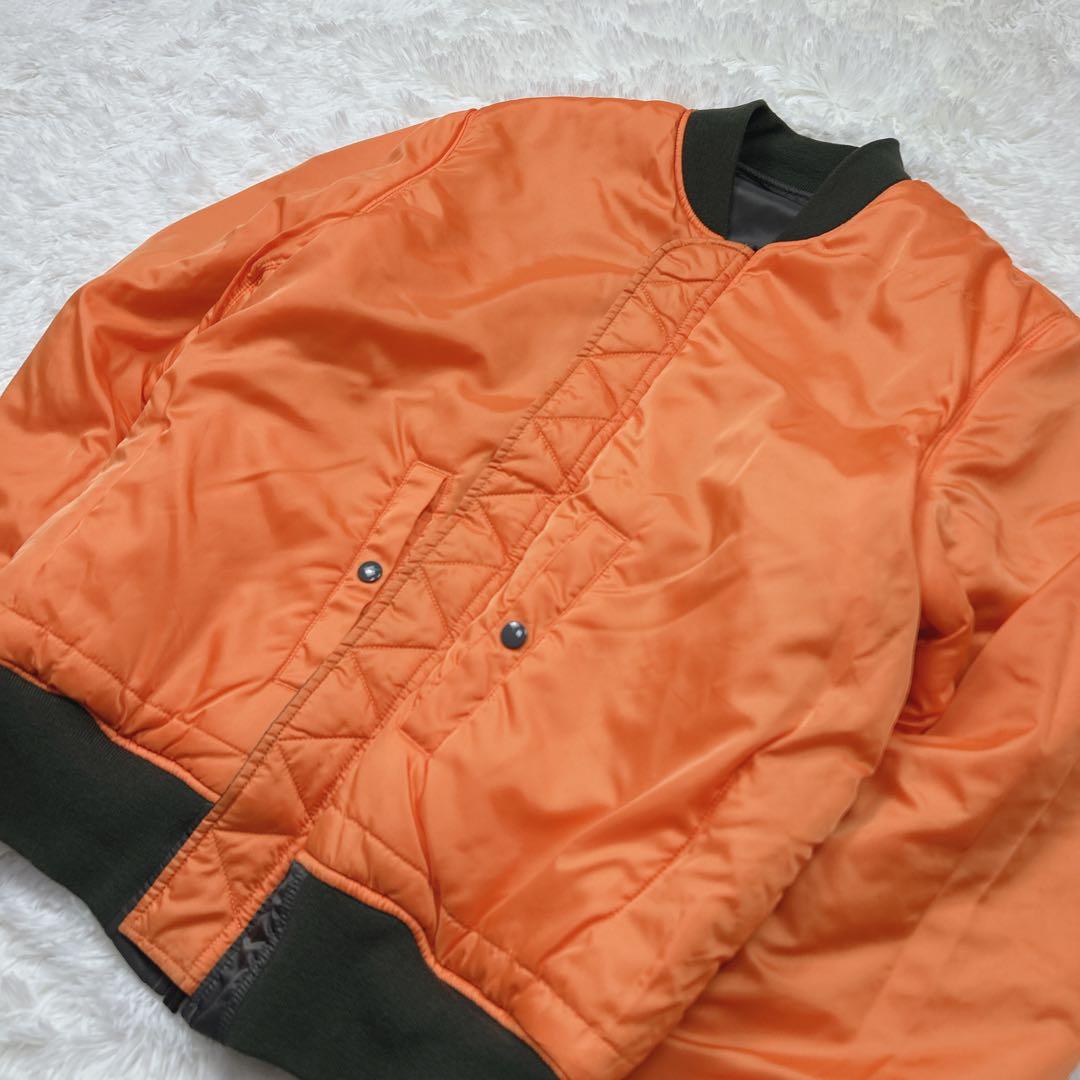 極美品　希少カラー　アルファインダストリーズ　MA-1 グレーカーキ 短丈　XL