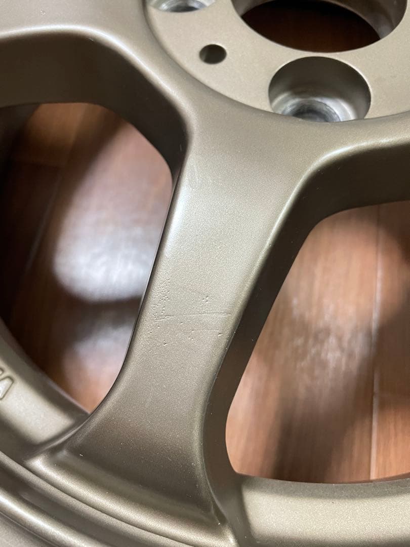 15インチ 5J PCD100オフセット45 4穴 レアマイスター風　TE37風