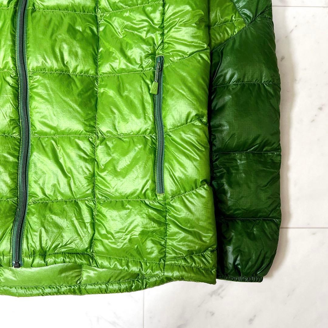 mont-bell モンベル スペリオダウンパーカー フード グリーン Mサイズ