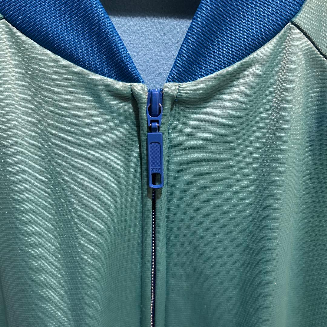 adidas アディダス　00s 人気カラー　刺繍ロゴ　ビッグサイズジャージ古着