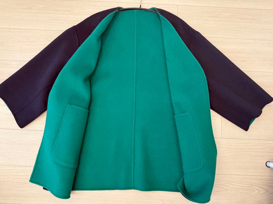 UNITED ARROWS/UBCB リバー バイカラー コート