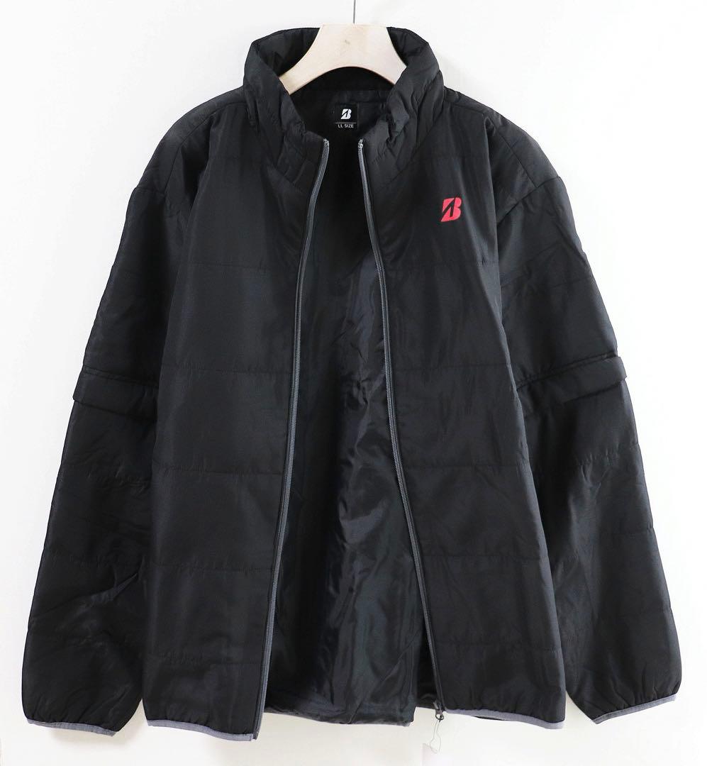 《ブリヂストンゴルフ》未使用 スタンドカラー 2Way中わたブルゾン LL