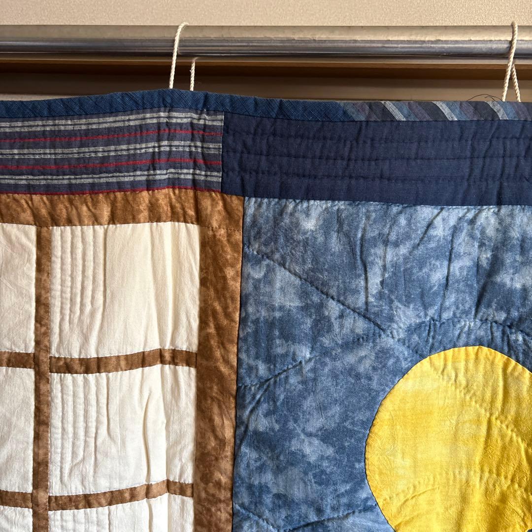 ハンドメイドパッチワーク キルトタペストリー