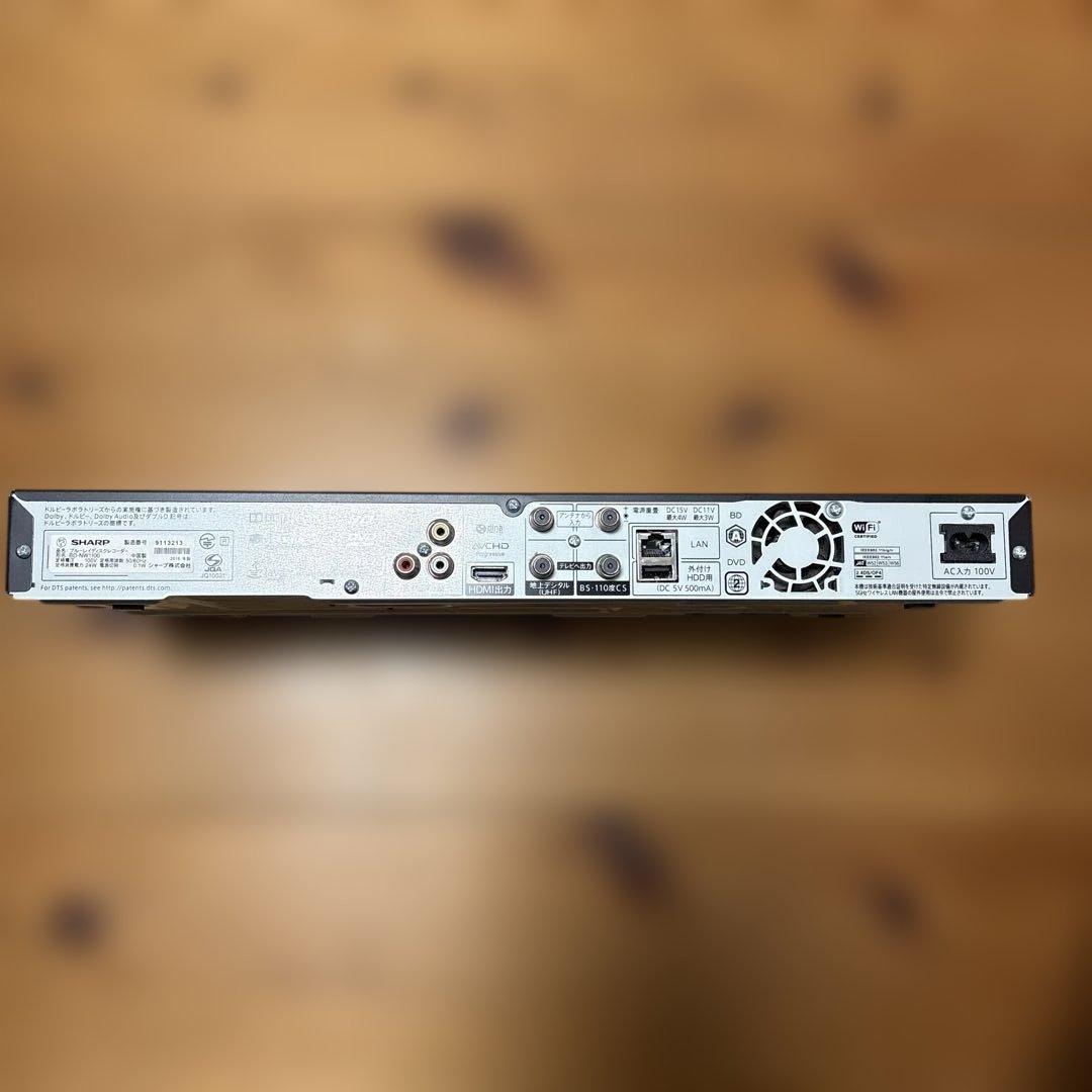 SHARP BD-NW1100 ブルーレイディスクレコーダー 1TB 中古美品 - メルカリ
