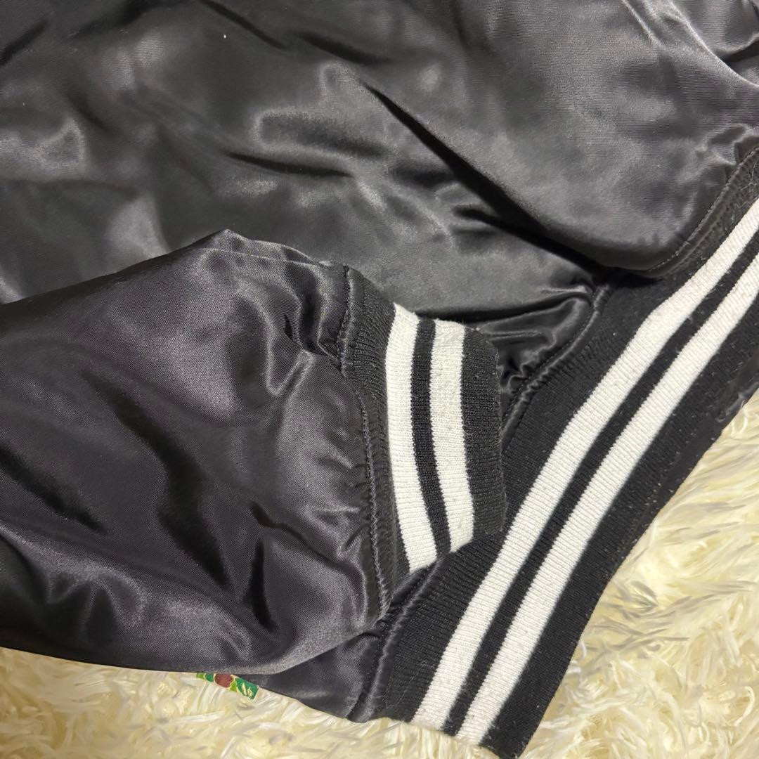 【大人気✨】 Mr.BATHING APE エイプ　スタジャン　ブラック　長袖